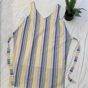 Blue Blush Striped Dress size Medium